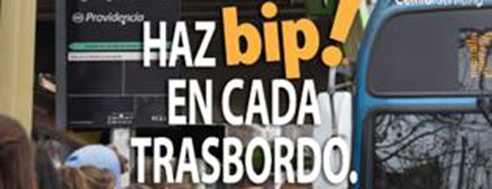 Alto Evasión continúa con la campaña “Haz BIP! en cada trasbordo”