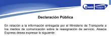 Declaración Pública